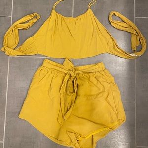 Yellow 2 piece set